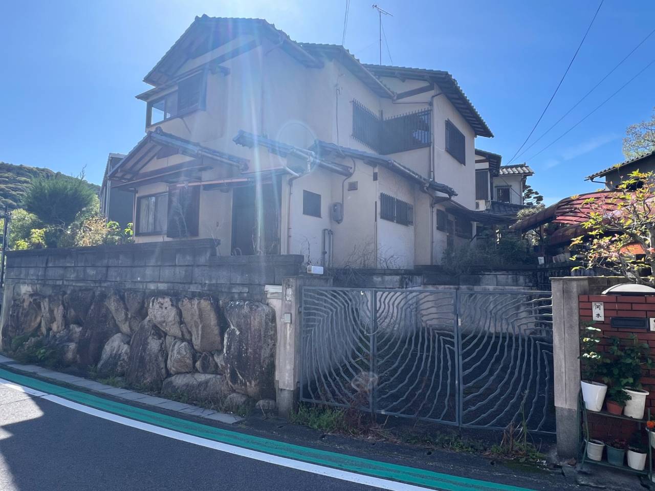 大津市古家付き土地